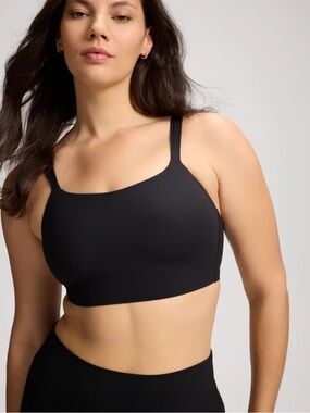 Soma Sports Seamless Ballet Back Bra - Black Medium